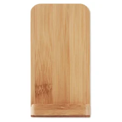 Gift Campaign Caricabatterie wireless con supporto in bambù 5W Natura Stand><noscript><img width=