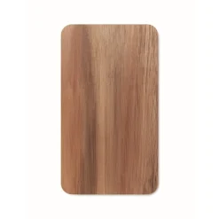 Gift Campaign Caricabatterie wireless rettangolare in legno di acacia e PU da 15W></noscript> Caricabatterie|Power Bank Personalizzati