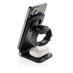 Gift Campaign Caricatore wireless 3 in 1 in alluminio riciclabile da 15W></noscript> Caricabatterie