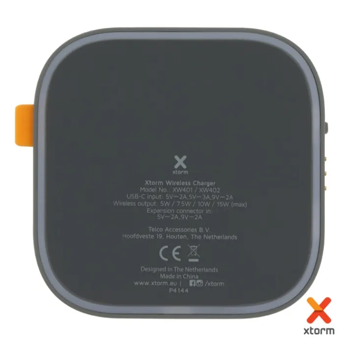 Gift Campaign Caricatore wireless compatto di forma quadrata da 15W> Caricabatterie