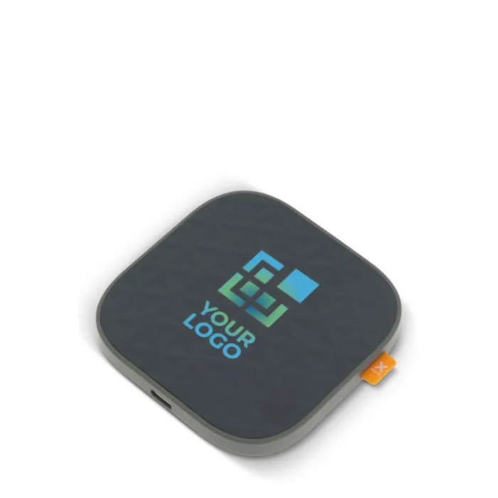 Gift Campaign Caricatore wireless compatto di forma quadrata da 15W> Caricabatterie