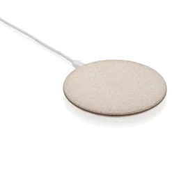 Gift Campaign Caricatore wireless in fibra di grano e ABS ultrapiatto da 5W Wheat> Caricabatterie