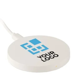 Gift Campaign Caricatore wireless personalizzabile in full color 5W Fullprint Round><noscript><img width=