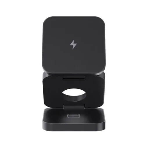 Gift Campaign Caricatore wireless portatile in alluminio riciclato per 3 dispositivi> Caricabatterie