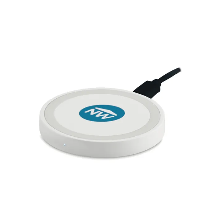 Gift Campaign Caricatore wireless rotondo economico promozionale da 5W Basepad> Caricabatterie