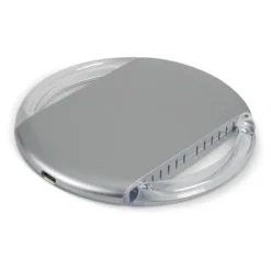 Gift Campaign Caricatore wireless rotondo con bordi che si illuminano da 5W></noscript> Caricabatterie