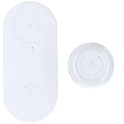 Gift Campaign Caricatore wireless 15W con lampada 12 LED a luce bianca e multicolore><noscript><img width=