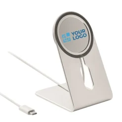 Gift Campaign Caricatore wireless 15W in alluminio con supporto magnetico Alu Stand></noscript> Caricabatterie