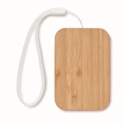 Gift Campaign Caricatore wireless 15W in scatola di bambù con cavetto e 5 connettori><noscript><img width=