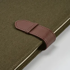 Gift Campaign Cartellette personalizzate A4 in cotone riciclato con chiusura a scatto in PU> Portadocumenti Personalizzati