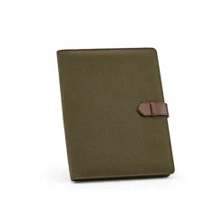 Gift Campaign Cartellette personalizzate A4 in cotone riciclato con chiusura a scatto in PU></noscript> Portadocumenti Personalizzati