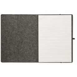 Gift Campaign Cartellette personalizzate A4 a righe con copertina in feltro RPET></noscript> Portadocumenti Personalizzati