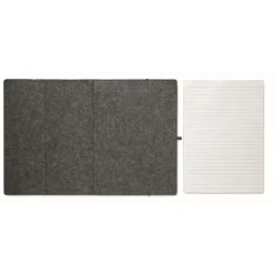 Gift Campaign Cartellette personalizzate A4 a righe con copertina in feltro RPET></noscript> Portadocumenti Personalizzati