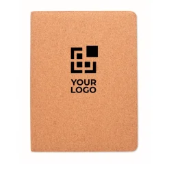 Gift Campaign Cartellina in sughero con blocco note A4 a righe e penna><noscript><img width=