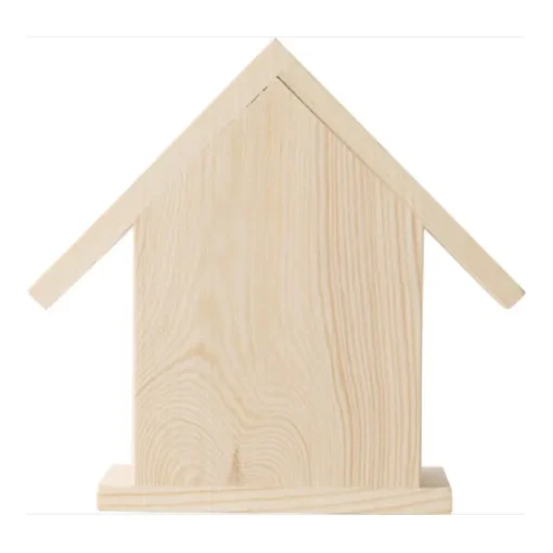 Gift Campaign Casetta per uccelli in legno con colori a tempera e pennello Birdhouse> Matite Colorate