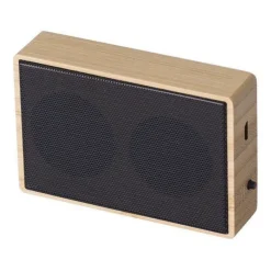 Gift Campaign Cassa wireless 5.0 personalizzato di bambù ad energia solare Bamboo></noscript> Casse Personalizzate