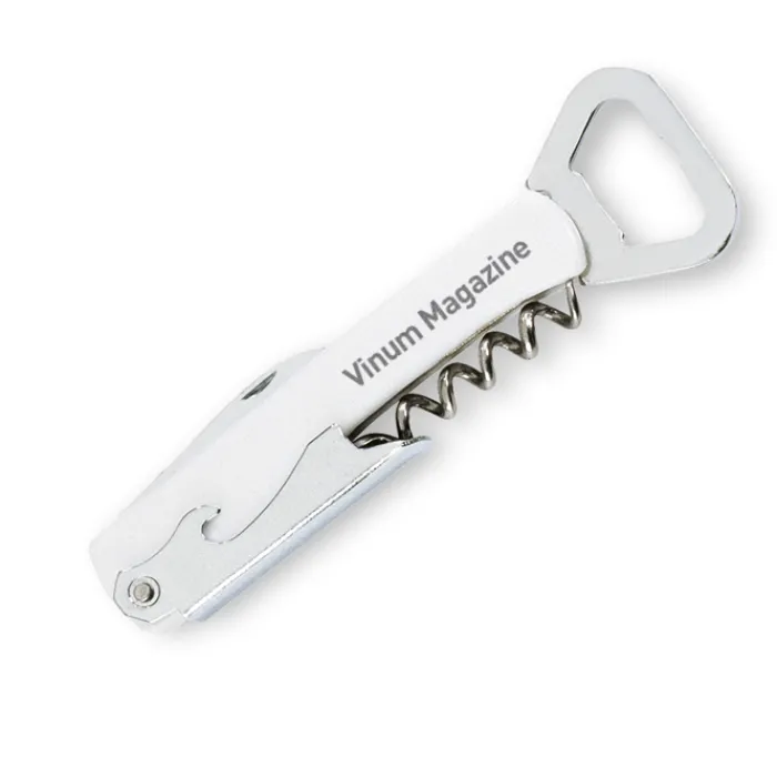 Gift Campaign Cavatappi con lama ed apribottiglie in acciaio inox e PS Chef> Cavatappi Personalizzati