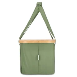 Gift Campaign Cestino da picnic con coperchio in legno e borsa frigo interna></noscript> Borse Termiche