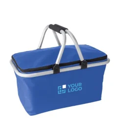 Gift Campaign Cestino da picnic pieghevole in poliestere con manico in EVA></noscript> Borse Termiche