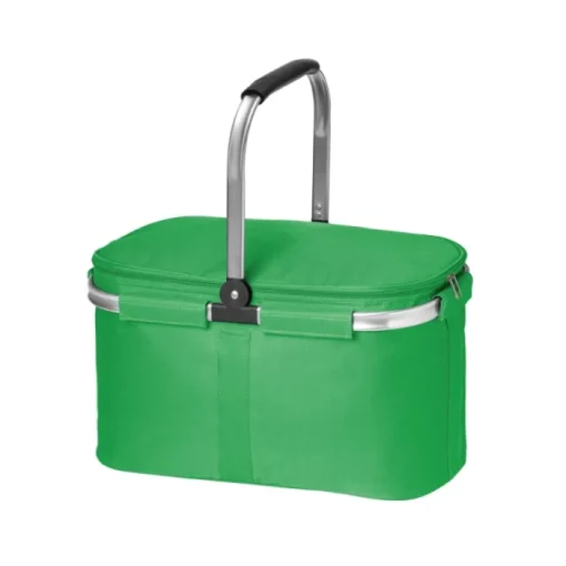 Gift Campaign Cestino picnic termico pieghevole con zip manico rinforzato Shopper> Borse Termiche