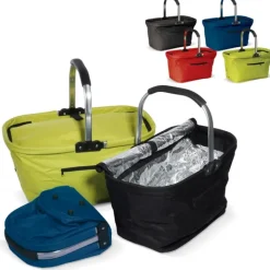 Gift Campaign Cestino termico pieghevole in poliestere con interno in lamina></noscript> Borse Termiche