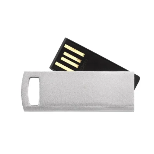 Gift Campaign Chiavetta USB compatta e ultrasottile con meccanismo girevole> Chiavette Usb Di Metallo