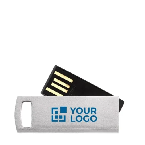 Gift Campaign Chiavetta USB compatta e ultrasottile con meccanismo girevole> Chiavette Usb Di Metallo