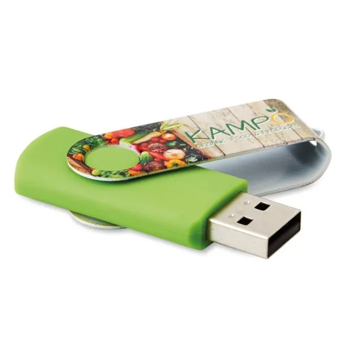 Gift Campaign Chiavette USB con stampa a colori sulla clip Techmate Fullcolor 3.0> Chiavette Usb Economiche