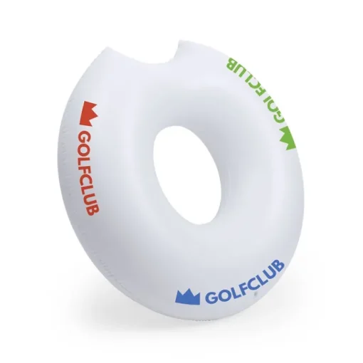 Gift Campaign Ciambella gonfiabile con logo a forma di donut morsicato in pvc Donut> Gadget Da Mare