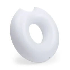 Gift Campaign Ciambella gonfiabile con logo a forma di donut morsicato in pvc Donut></noscript> Gadget Da Mare