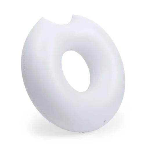 Gift Campaign Ciambella gonfiabile con logo a forma di donut morsicato in pvc Donut> Gadget Da Mare