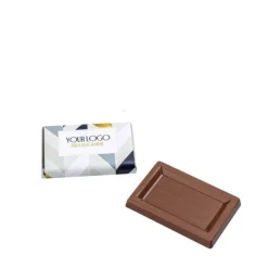 Gift Campaign Cioccolatini pubblicitari al latte piatti e rettangolari 10g> Cioccolatini