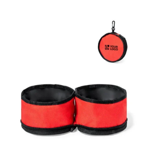 Gift Campaign Ciotola pieghevole e portatile per animali con chiusura a zip> Gadget Per Animali