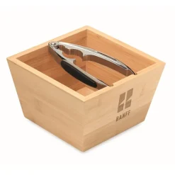 Gift Campaign Ciotole personalizzate in di bambù con schiaccianoci di metallo></noscript> Altri Utensili Da Cucina