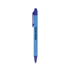 Gift Campaign Classica penna a scatto in plastica riciclata con inchiostro blu><noscript><img width=