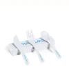 Gift Campaign Colorate posate con logo in plastica con astuccio abbinato Takeaway> Altri Utensili Da Cucina