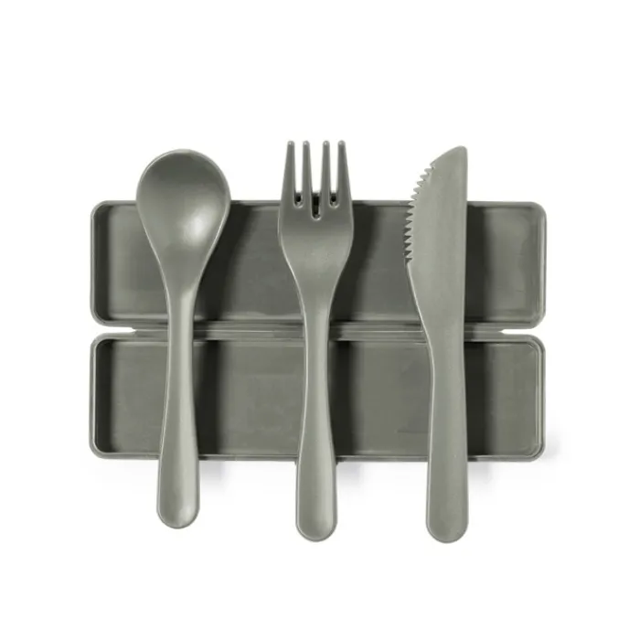 Gift Campaign Colorate posate con logo in plastica con astuccio abbinato Takeaway> Altri Utensili Da Cucina