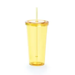 Gift Campaign Colorati bicchieri personalizzati trasparenti con cannuccia 750ml Straw></noscript> Bicchieri Di Plastica Personalizzati