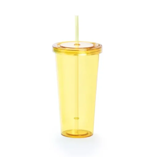 Gift Campaign Colorati bicchieri personalizzati trasparenti con cannuccia 750ml Straw> Bicchieri Di Plastica Personalizzati