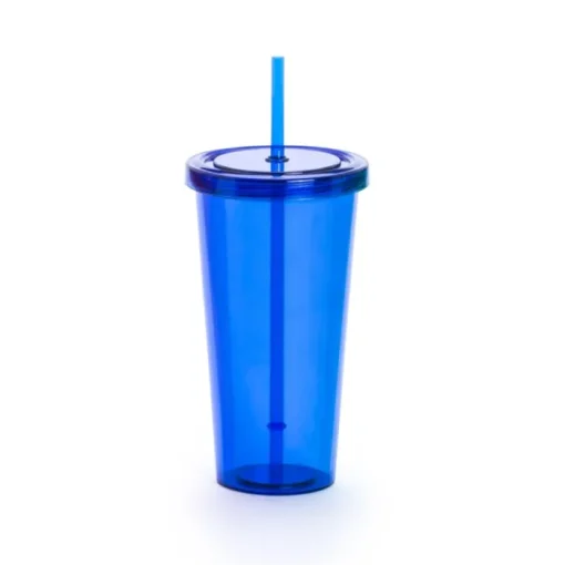 Gift Campaign Colorati bicchieri personalizzati trasparenti con cannuccia 750ml Straw> Bicchieri Di Plastica Personalizzati