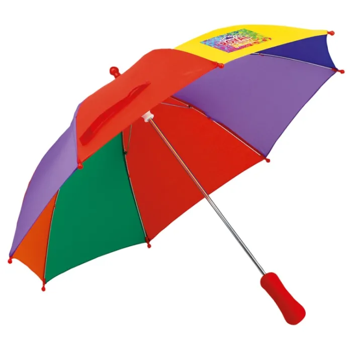 Gift Campaign Colorato ombrello infantile con apertura manuale Ø68 Color Splash> Ombrelli Classici