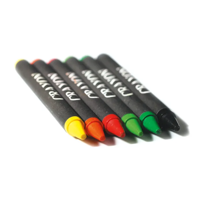 Gift Campaign Colori a cera più tonalità scatola di cartone personalizzabile Wax 6> Regali Per Bambini|Gadget Per La Scuola