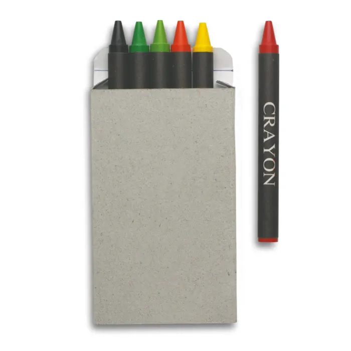 Gift Campaign Colori a cera più tonalità scatola di cartone personalizzabile Wax 6> Regali Per Bambini|Gadget Per La Scuola