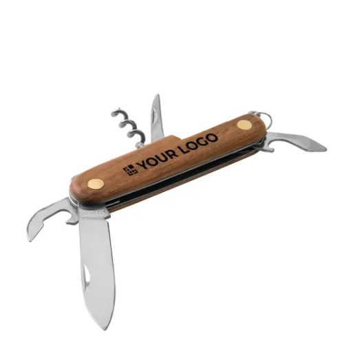 Gift Campaign Coltellino multiuso con logo 5 funzioni corpo in lengo Maitre> Coltellini