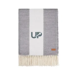 Gift Campaign Confortevole coperta in polylana® e acrilico con motivo a righe grandi> Coperte