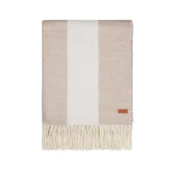 Gift Campaign Confortevole coperta in polylana® e acrilico con motivo a righe grandi></noscript> Coperte