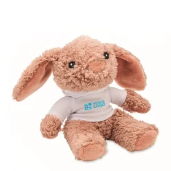 Gift Campaign Coniglietto di peluche con felpa bianca personalizzabile></noscript> Peluche