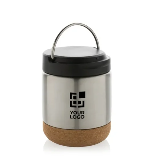 Gift Campaign Contenitore termico in acciaio inossidabile riciclato da 400 ml> Porta Pranzo