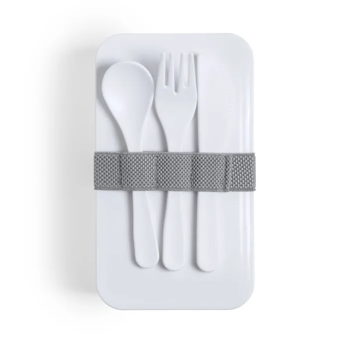 Gift Campaign Contenitori take away personalizzati con posate 1,4l Antibacterial> Gadget Per Medici E Infermieri|Porta Pranzo