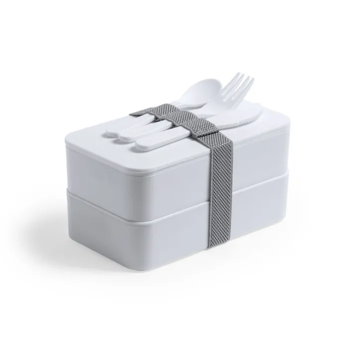 Gift Campaign Contenitori take away personalizzati con posate 1,4l Antibacterial> Gadget Per Medici E Infermieri|Porta Pranzo